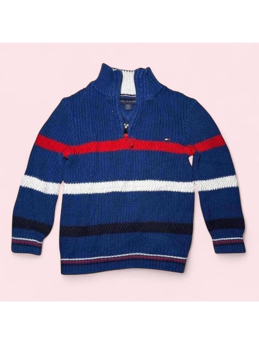 Tommy Hilfiger Toddler Half Zip Sweater XXS 2-3 Years